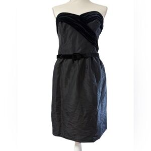 LAUNDRY by DESIGN Elegant Black Dress strapless Size 10